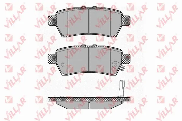 Brake Pad Set, disc brake (626.1377)