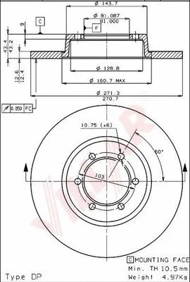 Brake Disc (628.1277)
