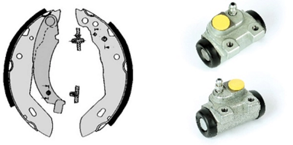 Brake Shoe Set (608.7877)