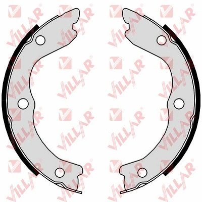 Brake Shoe Set, parking brake (629.0321)