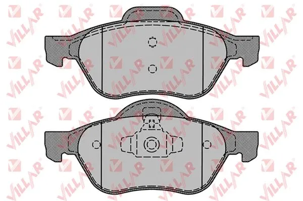 Brake Pad Set, disc brake (626.1279)