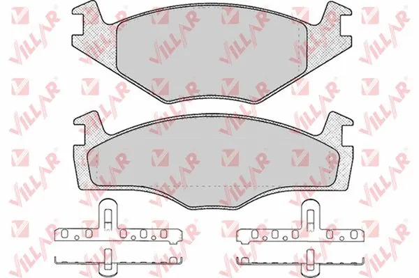 Brake Pad Set, disc brake (626.0225)