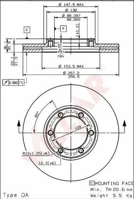 Brake Disc (628.1042)