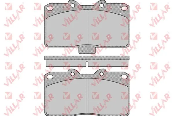 Brake Pad Set, disc brake (626.1026)