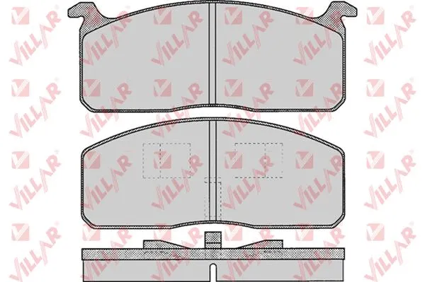 Brake Pad Set, disc brake (626.0250)