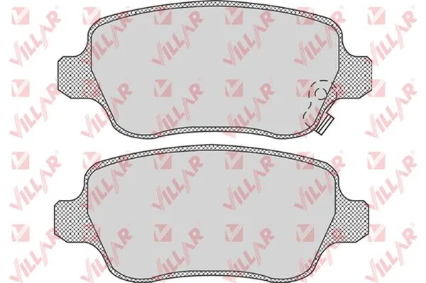 Brake Pad Set, disc brake (626.0811)