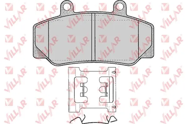 Brake Pad Set, disc brake (626.0318)