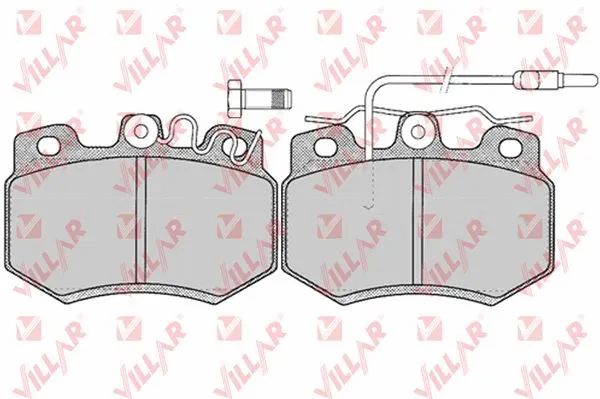 Brake Pad Set, disc brake (626.0272)