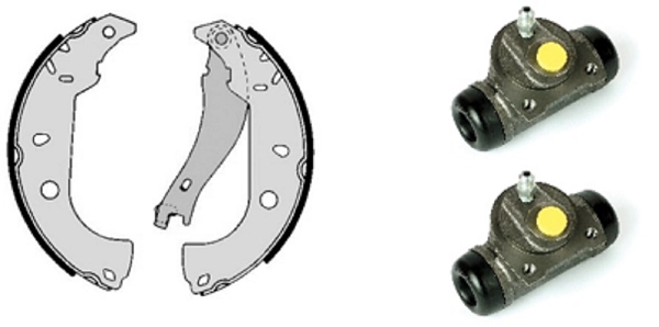 Brake Shoe Set (608.7973.1)