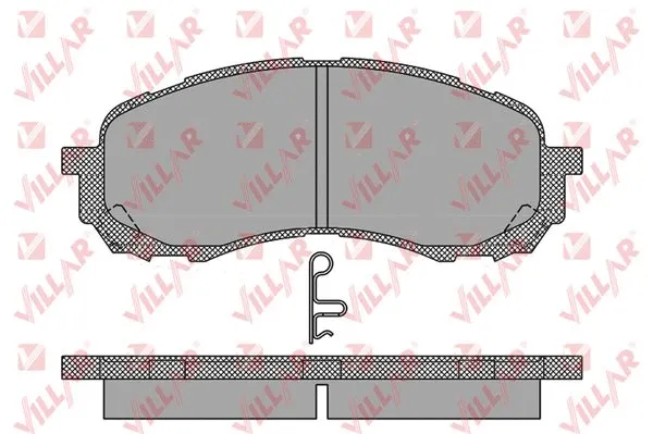 Brake Pad Set, disc brake (626.1454)
