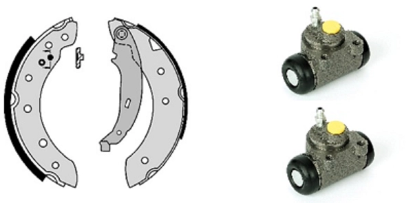 Brake Shoe Set (608.8061)