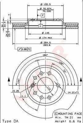 Brake Disc (628.1068)