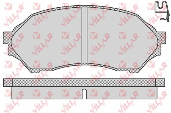 Brake Pad Set, disc brake (626.0813)