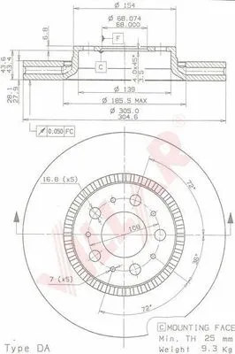 Brake Disc (628.1764)