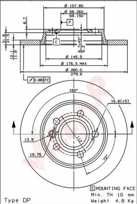 Brake Disc (628.1787)