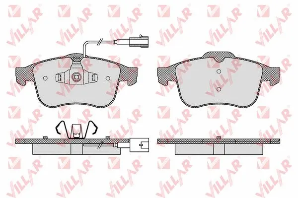 Brake Pad Set, disc brake (626.1612)