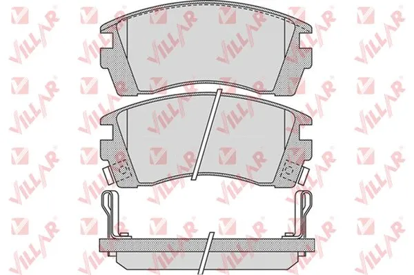 Brake Pad Set, disc brake (626.1011)