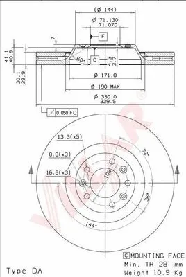 Brake Disc (628.2171)