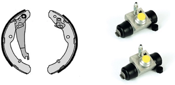 Brake Shoe Set (608.8216)