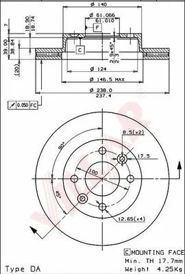 Brake Disc (628.1139)