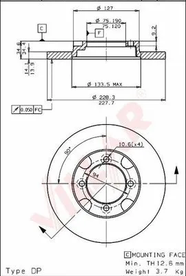 Brake Disc (628.1319)