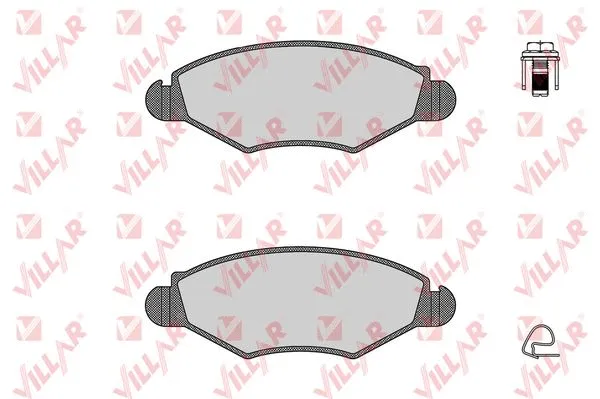 Brake Pad Set, disc brake (626.0903)