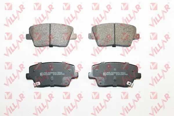 Brake Pad Set, disc brake (626.2142)