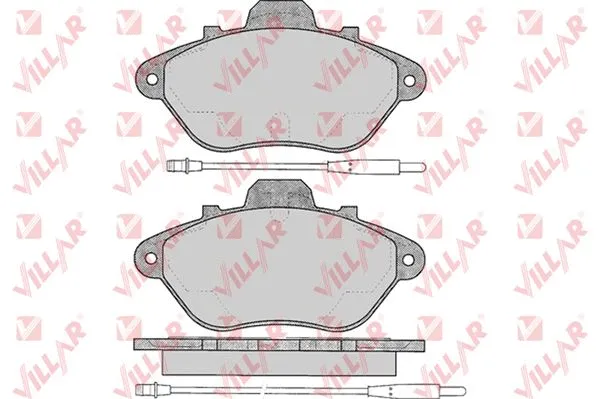 Brake Pad Set, disc brake (626.0583)