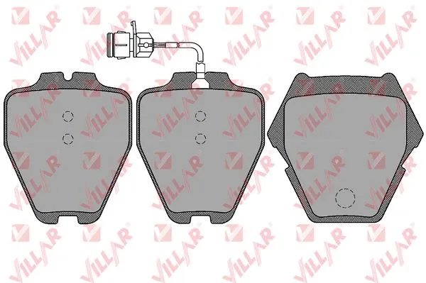 Brake Pad Set, disc brake (626.1767)