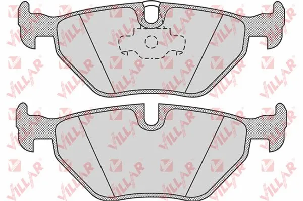 Brake Pad Set, disc brake (626.0675)