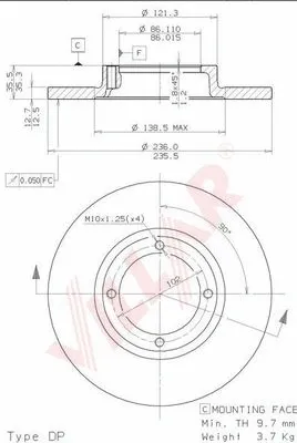 Brake Disc (628.0260)