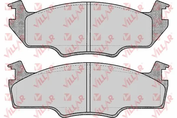 Brake Pad Set, disc brake (626.0226)