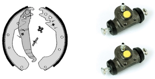 Brake Shoe Set (608.8315)
