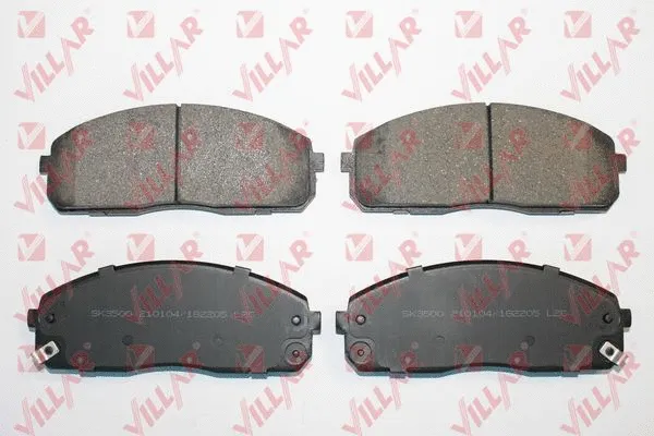 Brake Pad Set, disc brake (626.2205)