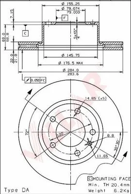 Brake Disc (628.1469)
