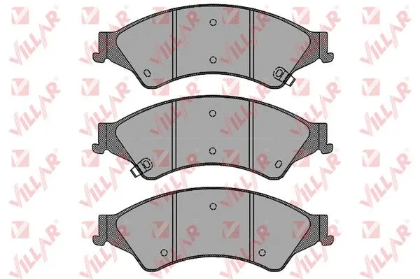 Brake Pad Set, disc brake (626.1768)