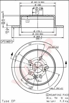 Brake Disc (628.1642)