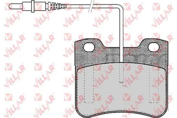 Brake Pad Set, disc brake (626.0444)
