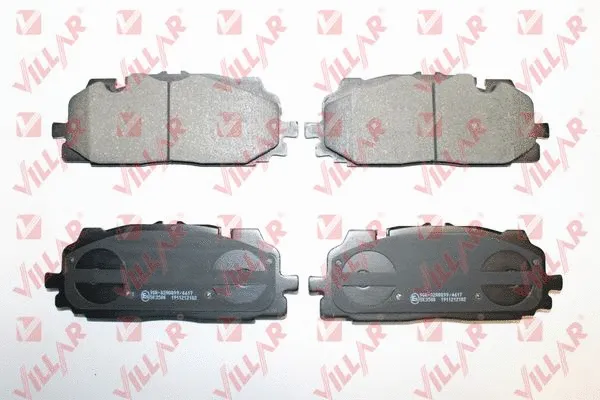 Brake Pad Set, disc brake (626.2102)