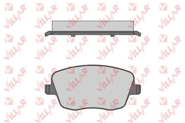 Brake Pad Set, disc brake (626.0817)