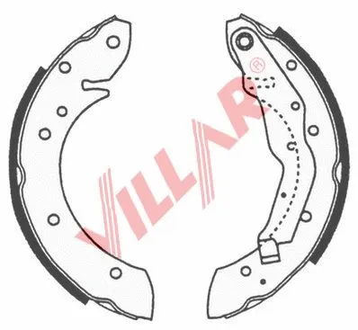 Brake Shoe Set (629.0663)
