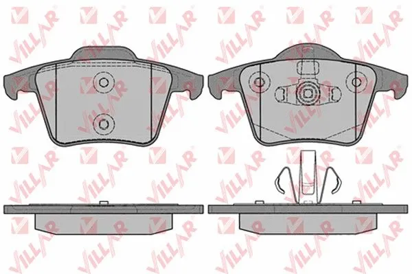 Brake Pad Set, disc brake (626.1234)