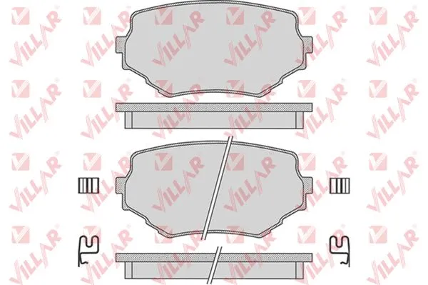 Brake Pad Set, disc brake (626.0798)