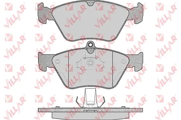 Brake Pad Set, disc brake (626.0465)