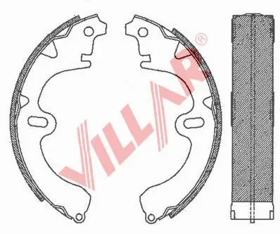 Brake Shoe Set (629.0676)