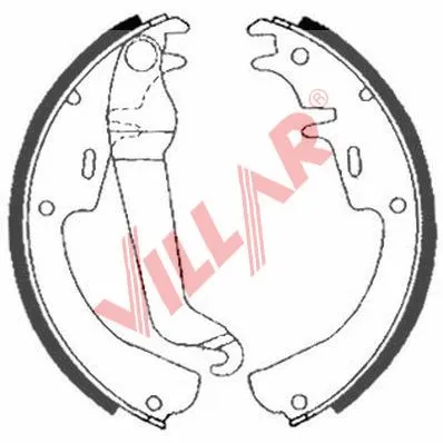 Brake Shoe Set (629.0890)