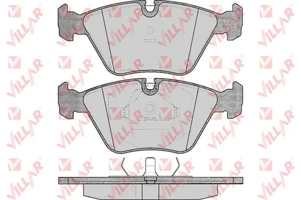 Brake Pad Set, disc brake (626.0296)