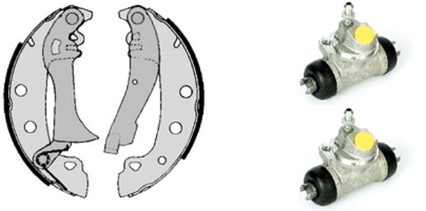 Brake Shoe Set (608.8379)