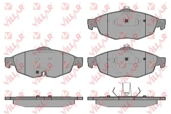 Brake Pad Set, disc brake (626.1356)