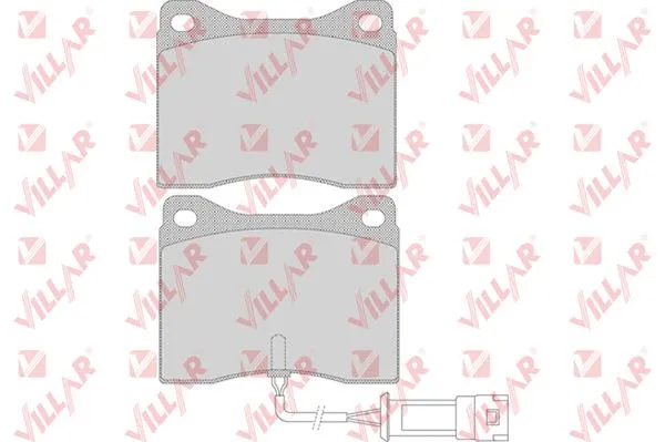 Brake Pad Set, disc brake (626.0743)